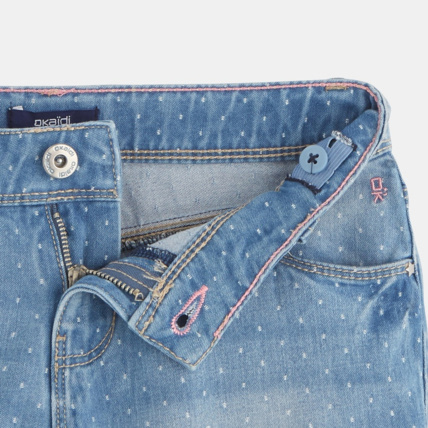 Avis Short en jean bleu fille OKAIDI 3