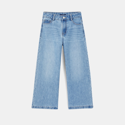 Avis Jean jambes larges bleu fille OKAIDI 2
