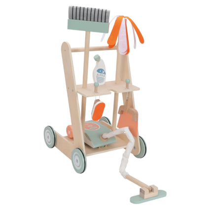 Avis Jouet bois Chariot ménage en bois CARREFOUR WOODEN 1