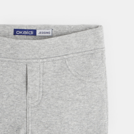 Avis Jegging chaud et pailleté gris fille OKAIDI 2