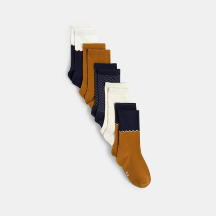 Avis Chaussettes fantaisie (lot de 5) bleues garçon OKAIDI 1