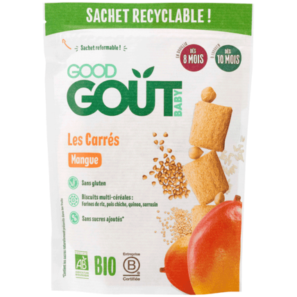 Avis Biscuit aux céréales et à la Mangue Bio Good Goût 1