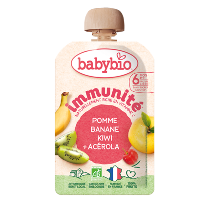 Avis Pomme Banane Kiwi Acérola Babybio 1