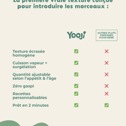 Avis Écrasé Ratatouille : purée morceaux & riz Yooji 4