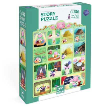 Avis Story puzzle Les Trois Petits Cochons DJECO 1