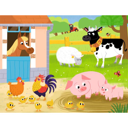Avis Puzzle Mes amis de la ferme - de 4 ans RAVENSBURGER 2