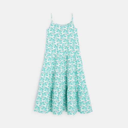 Avis Longue robe à fines bretelles blanche fille OKAIDI 3