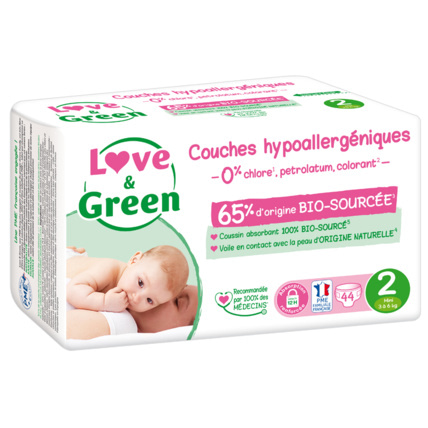 Avis Couches hypoallergéniques et écologiques Love & Green 9