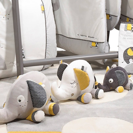 Avis Doudou éléphant en velours Sauthon 4