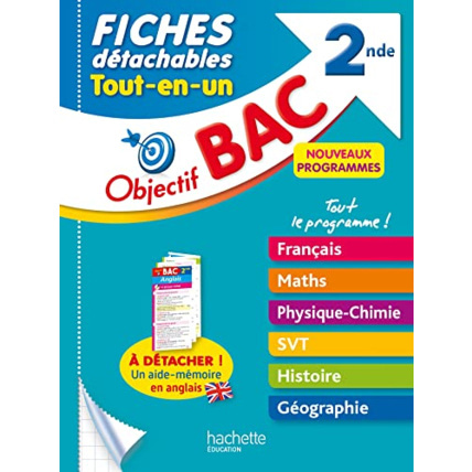 Avis Objectif BAC Fiches détachables Tout-en-un 2nde Hachette Éducation 1