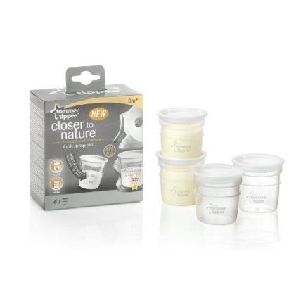 Avis 4 POTS DE STOCKAGE TOMMEE TIPPEE 1