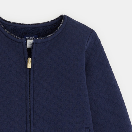 Avis Sweat-shirt doublé en polaire sherpa bleu fille OKAIDI 3