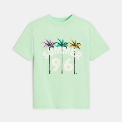Avis T-shirt manches courtes à motif vert garçon OKAIDI 2