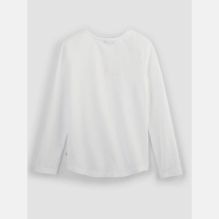 Avis T-shirt à message bleu fille OKAIDI 2