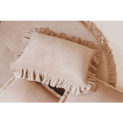 Avis Coussin à volants en velours Mon Lit Cabane 8