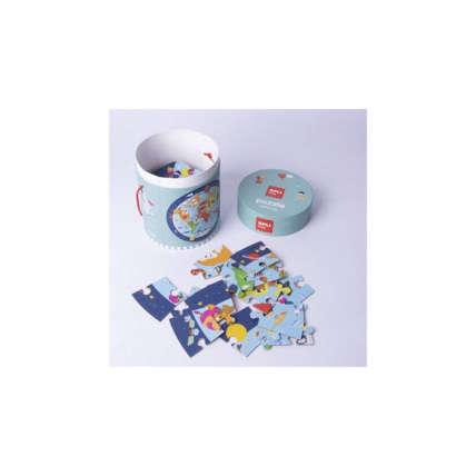 Avis Puzzle Circulaire carte du monde Apli Kids 1