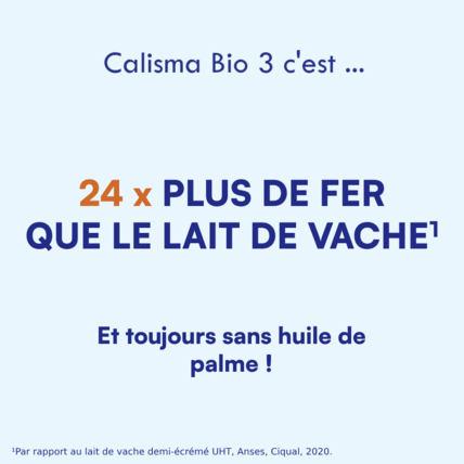 Avis Lait Calisma Bio Croissance 3 Laboratoire Gallia 2