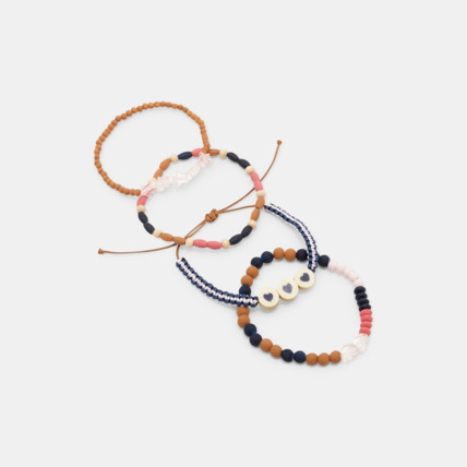 Avis Bracelets fantaisie LOVE (lot de 4) rose fille OKAIDI 1