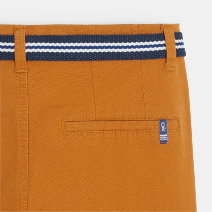 Avis Bermuda en toile + ceinture beige garçon OKAIDI 4