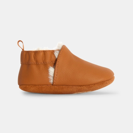 Avis Chaussons cuir souple moumoute OBAÏBI 1