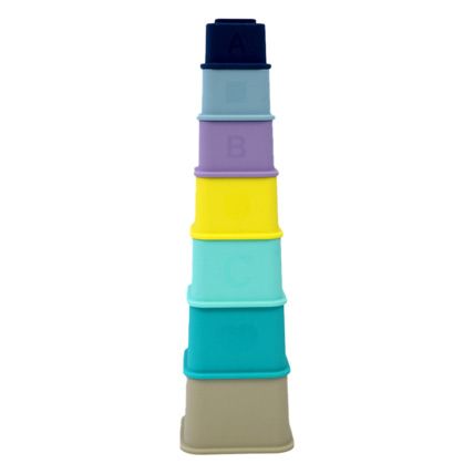 Avis Jouets à empiler en silicone - Stäck Bblüv 2