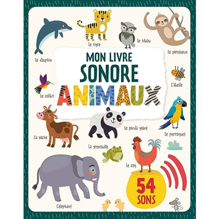 Avis Mon livre sonore : animaux 123 Soleil Editions 2