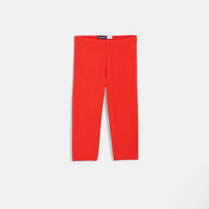 Avis Leggings courts rouge fille OKAIDI 1