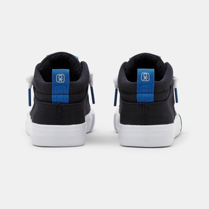 Avis Baskets mid en toile bleues garçon OKAIDI 4