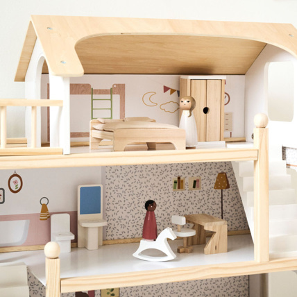 Avis Grande maison de poupées en bois Blanche Petite Amélie 7