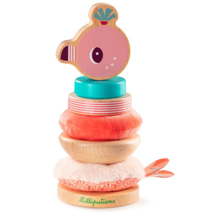 Avis Pyramide à empiler Anaïs le flamant rose Lilliputiens 1