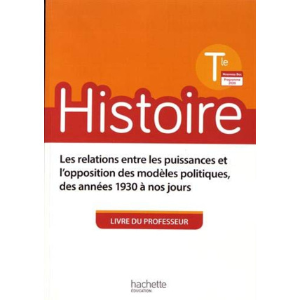 Avis Histoire Terminales - Livre du professeur - Ed. 2020 Hachette Éducation 1