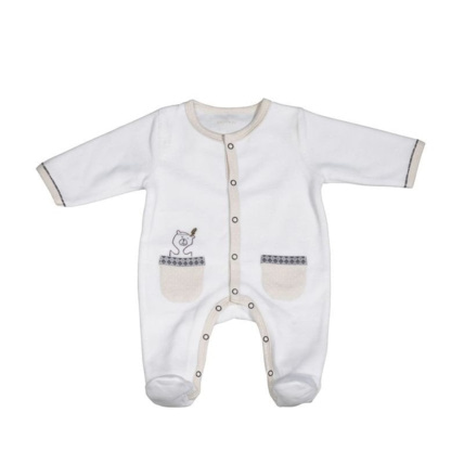 Avis Pyjama velours 3 mois Timouki Sauthon 1