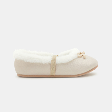 Avis Chausson ballerine fourré irisé roses fille OKAIDI 2