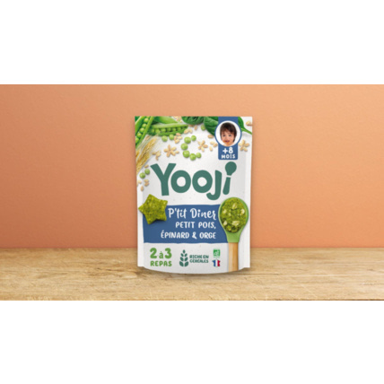 Avis P'tit Dîner : Petit pois, épinard, orge bio Yooji 1