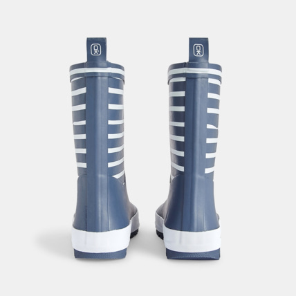Avis Bottes de pluie rayées bleues garçon OKAIDI 4