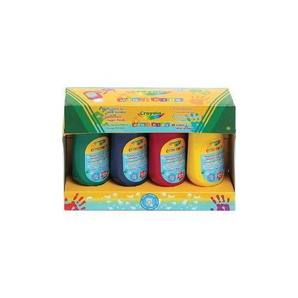 Avis Peinture au doigt lavable - 4 bidons CRAYOLA 1
