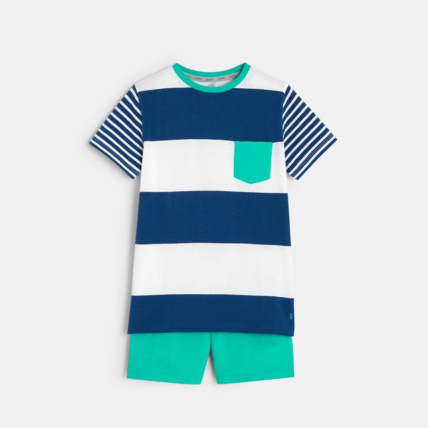 Avis Pyjama short 2 pièces bleu garçon OKAIDI 1
