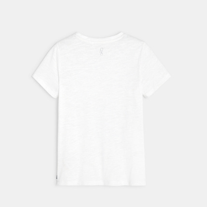 Avis T-shirt uni blanc garçon OKAIDI 4