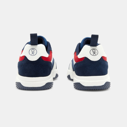Avis Baskets sportswear mix matières bleues garçon OKAIDI 4