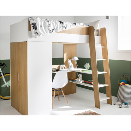 Avis Lit mezzanine + armoire et bureau Opus CHAMBREKIDS 2