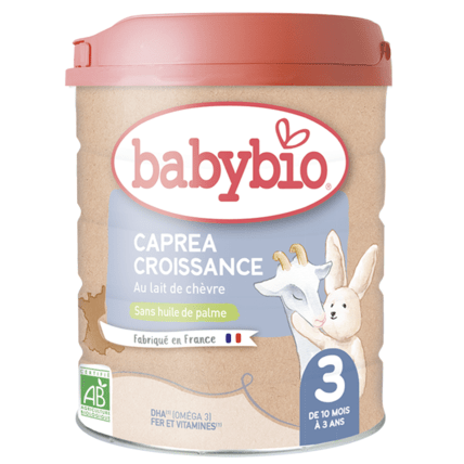 Avis Lait Caprea 3ème âge Croissance - Lait de chèvre bio Babybio 1