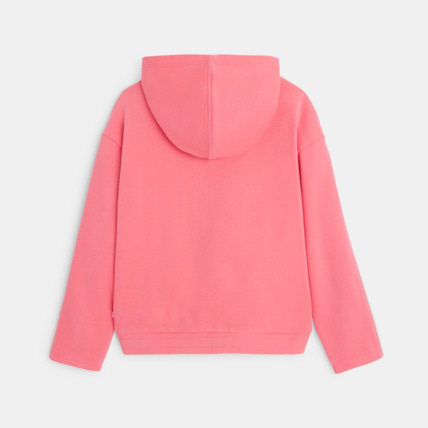 Avis Sweat-shirt à capuche motif Cœur rose fille OKAIDI 4