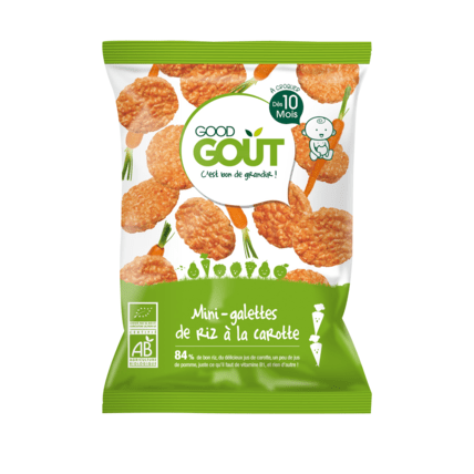 Avis Mini galettes de riz Carotte Good Goût 1