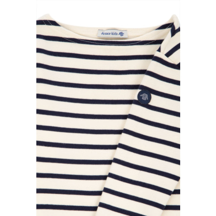 Avis Marinière "Loctudy" Kids - coton - Nature/Navire ARMOR-LUX 2