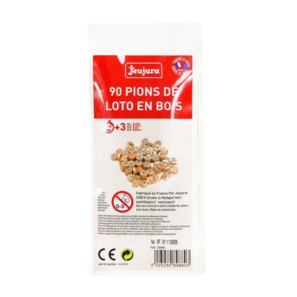 Avis 90 pions de loto Jeujura 3