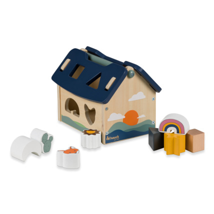 Avis Puzzle à encastrer en bois Sort N Build Hauck 1