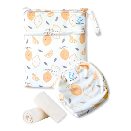 Avis Kit Baignade bébé - Couche maillot de bain lavable + sac imperméable + inserts Maman & Bébé Nature 1