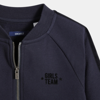 Avis Sweat zippé bleu fille OKAIDI 3