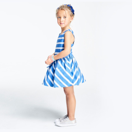 Avis Robe réversible bleue fille OKAIDI 4