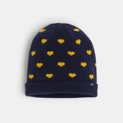 Avis Bonnet petits coeurs bleu fille OKAIDI 1